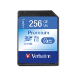 CARD 256GB Verbatim XC Premium Class 10 extern retail