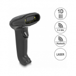 Barcode Scanner 1D Laser f&uuml;r 2.4 GHz, Bluetooth oder USB