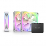 120mm NZXT F-Serie F120 RGB DUO L&uuml;fter Triple White RF-D12TF-W1