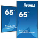165cm/65" (3840x2160) iiyama ProLite LH6565UHSB-B1 16:9 4K UHD IPS Touch 8ms 60Hz 24/7 2xHDMI DP LAN WIFI Speaker Black