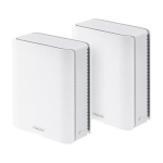 ASUS ZenWiFi BT10 WiFi 7 Smart Mesh System 2er-Pack WLAN BE18000 Triband, 2x 10GbE + 1x 1GbE (pro Einheit), Abdeckung bis zu 550 m&sup2;