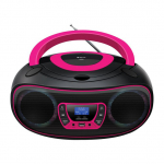 Denver DAB+ Boombox Mit DAB+/FM-Radio, Bluetooth-Funktion,pink