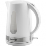 Gorenje | Kettle | K17WE | Electric | 2200 W | 1.7 L | Plastic/Metal | 360&deg; rotational base | White