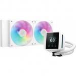K Cooler Wasserk&uuml;hlung DeepCool MYSTIQUE 240 White ARGB