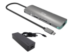 I-TEC USB C Metal Nano Dock 1xHDMI 4K 1xSD + 1xmicroSD Kartenleser 1xGLAN 1xAudio 3x USB 3.0 Port 1x USB-C PD + Charger 100W