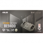 Renew. Asus TUF-BE9400 Tri-Band WiFi 7 Gaming Router, EU+UK | Renew. TUF-BE9400 Tri-Band WiFi 7 Gaming Router, EU+UK | 802.11ax | 688/2885/5764 Mbit/s | Ethernet LAN (RJ-45) ports 3 | Mesh Support Yes | MU-MiMO Yes | 4G/5G | 36 month(s) | DAMAGED