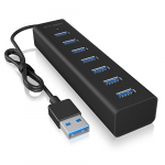 IcyBox ICY BOX IB-HUB1700-U3 7-Port USB HUB+powerada