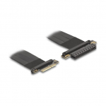 Delock Riser Karte PCI Express 3.0 x4 Stecker zu x8 Slot mit Kabel 30 cm