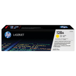 HP 128A original LaserJet Toner cartridge CE322A yellow standard capacity 1.300 pages 1-pack