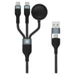 CONCEPTRONIC Kabel USB-C/-A2.0->USB-C/AWC/PD 480Mbs 1.50m sw