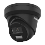 Hikvision DS-2CD2343G2-LI2U(2.8mm)(SCHWARZ) 4 MP Acusense Smart Hybrid Light Feste Turret Netzwerk Kamera