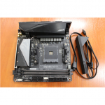 Renew. Gigabyte | B550I AORUS PRO AX 1.0 | Processor family AMD | Processor socket AM4 | DDR4 DIMM | Memory slots 2 | Chipset AMD B | Mini ITX | USED, REFURBISHED, WITHOUT ACCESSORIES, ONLY BACK PANEL INCLUDED