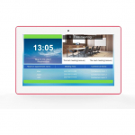 ALLNET Meetingraum RGB LED Tablet 15 Zoll RK3399 wei&szlig; Android 10 und NFC/RFID