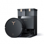 Ecovacs Robotic Vacuum Cleaner | DEEBOT T50 MAX PRO OMNI BLACK GEN2 | Wet&Dry | 6400 mAh | 18500 Pa | Black