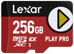 Lexar Memory card microSDHX PLAY PRO 256GB EXPRESS 7.1 900MB/s