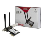 Inter-Tech DMG-31 Eingebaut WLAN - PCI Express - Wi-Fi 4 (802.11n) - 300 Mbit/s - kabellos