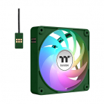 140mm Thermaltake CT140 EX ARGB Sync PC Cooling Fan Racing Green 3 Pack