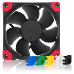 80mm Noctua NF-A8 PWM chromax.black | 80mm Geh&auml;usel&uuml;fter