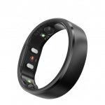 RingConn Smart Ring Gen2 f&uuml;r Frauen und M&auml;nner - Schlaf- und Fitness Tracking Wearable - Herzfrequenz - Matt-Schwarz Gr&ouml;&szlig;e 14