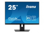 IIYAMA XUB2595WSU-B5 25inch ETE IPS-panel 1920x1200&nbsp;300cd/m2 4ms VGA HDMI DP USB HUB 2x2.0 Speakers 15cm Height Adj. Stand (P)