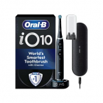 Oral-B Electric Toothbrush | iO10 Series | Rechargeable | For adults | Number of brush heads included 1 | Number of teeth brushing modes 7 | Cosmic Black Booster