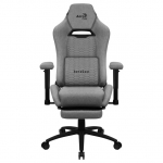 Aerocool ROYALASHGR Premium Ergonomic Gaming Chair Legrest Aeroweave Technology Grey