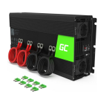 Green Cell KFZ Spannungswandler Power Inverter 24V > 230V 2000/4000W Black