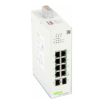 WAGO 852-1813/000-001 Lean-Managed-Switch 8 Port 1000Base-T 2-Slot 1000Base-SX/L