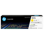 HP 222X - Hohe Ergiebigkeit - Gelb - original - LaserJet - Tonerpatrone (W2222X) - fr Color LaserJet Pro MFP 3302fdn, MFP 3303fdw