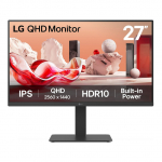68,6cm/27" (2560x1440) LG 27BA54QB-B 16:9 IPS 5ms HDMI DisplayPort USB VESA Speaker HDR Black