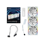 120mm Lian Li UNI FAN SL Wireless 120 ARGB Reverse Blade White 3-pack