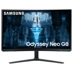 80cm/32'' (3840x2160) Samsung LS32BG850NPX Gaming 240Hz 1ms Mini-LED + Quantum HDR 2000, Freesync Premium Pro, G-Sync Compatible UHD Black/White