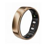 RingConn Smart Ring Gen2 Air f&uuml;r Frauen und M&auml;nner - Schlaf- und Fitness Tracking Wearable - Herzfrequenz - D&uuml;nengold Gr&ouml;&szlig;e 10