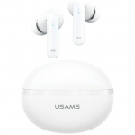 USAMS Bluetooth headphones TWS E02 ANC+ENC white