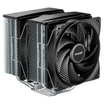 be quiet! Pure Rock Pro 3 Silver Dual-Tower CPU Air Cooler, 250W TDP