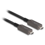 Aktives Optisches USB-C&trade; 4K Video + Daten + PD Kabel 15 m