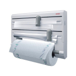 LEIFHEIT K&uuml;chenrollenhalter Parat ComfortLine 3 Rollen wei&szlig;