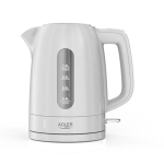 Adler Kettle | AD 1380w | Electric | 2200 W | 1 L | Polypropylene | 360&deg; rotational base | White