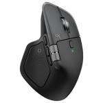Logitech MX Master 4 for Mac - Mouse - 8 buttons - wireless - Bluetooth, 2.4 GHz - USB wireless receiver - space black