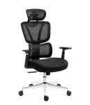 Expert 4.6 Black Swivel Armchair