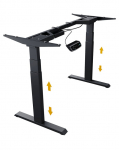 ICY BOX IB-EW206B-T Electric 2 leg(s) Black