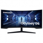 86cm/34'' (3440x1440) Samsung Odyssey C34G55TWWP Curved 21:9 1ms 144Hz HDMI DisplayPort VESA Ultra WQHD Black