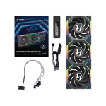 120mm Lian Li UNI FAN SL Wireless LCD 120 ARGB Reverse Blade 3-pack