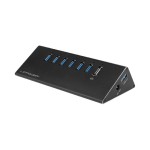 LC-Power LC-HUB-ALU-2B-7 6+1xUSB3.0 Alu 6 devcices black retail