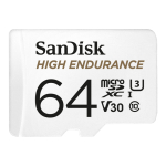 CARD 64GB Sandisk High Endurance Microsdxc 100MB/s +Adapter