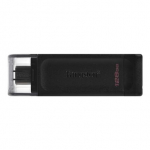 Kingston | USB Flash Drive | DataTraveler 70 | 128 GB | USB Type-C | Black