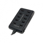 HUB 10x LogiLink 3.5A power