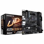 Gigabyte | A520M DS3H V2 | Processor family AMD | Processor socket AM4 | DDR4 DIMM | Memory slots 2 | Supported hard disk drive interfaces SATA, M.2 | Number of SATA connectors 4 | Chipset AMD A520 | Micro ATX