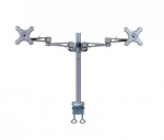 NEWSTAR FLAT SCREEN DESK MOUNT (CLAMP) 10-27" SILVER
