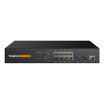 Yealink MSFT - RCH80 - 8-Port L2+Web Managed PoE+ Switch